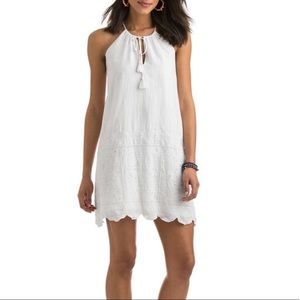 Vineyard Vines Eyelet Embroidered Halter Dress